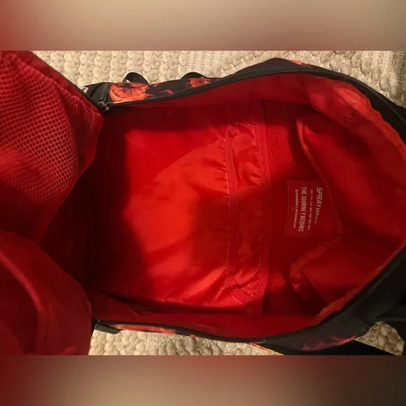 Sprayground Shark Fire Backpack - Picture 4 of 5